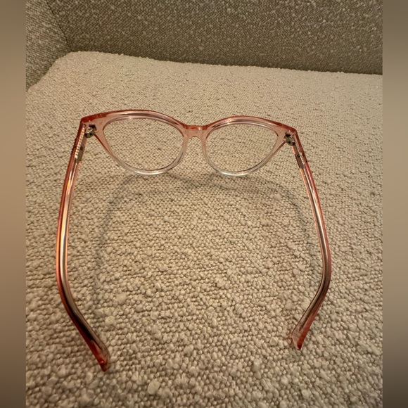 QUAY All Nighter Blue Light Glasses Pink and Clear Frame Bluelight Blocking Lens - Picture 6 of 9